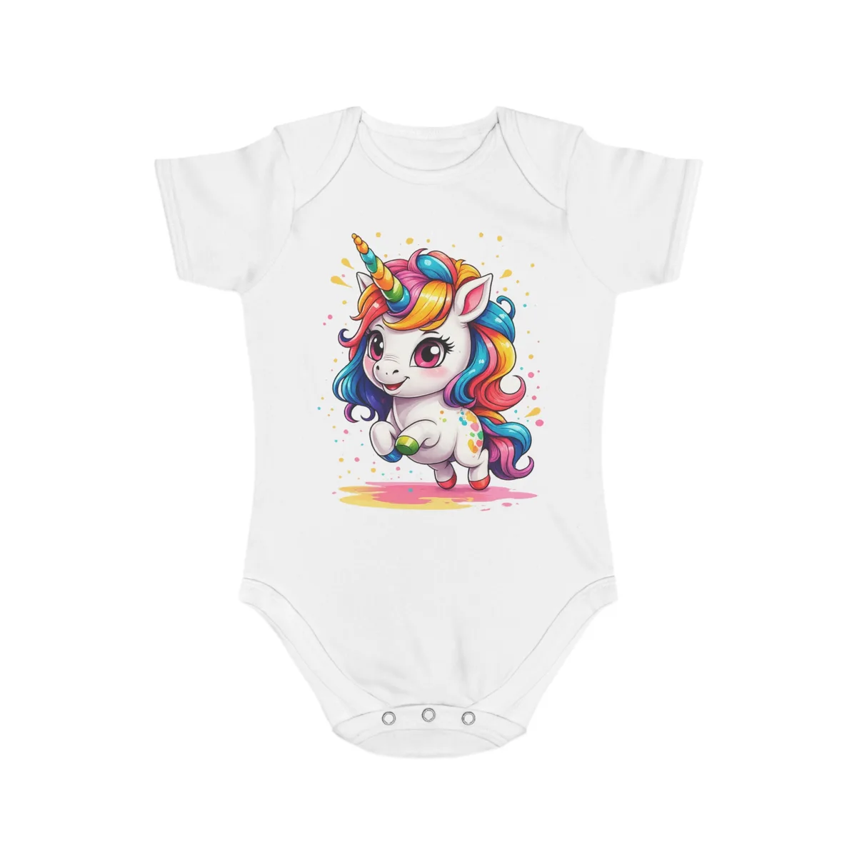 Mameluco para bebé con diseño de unicornio